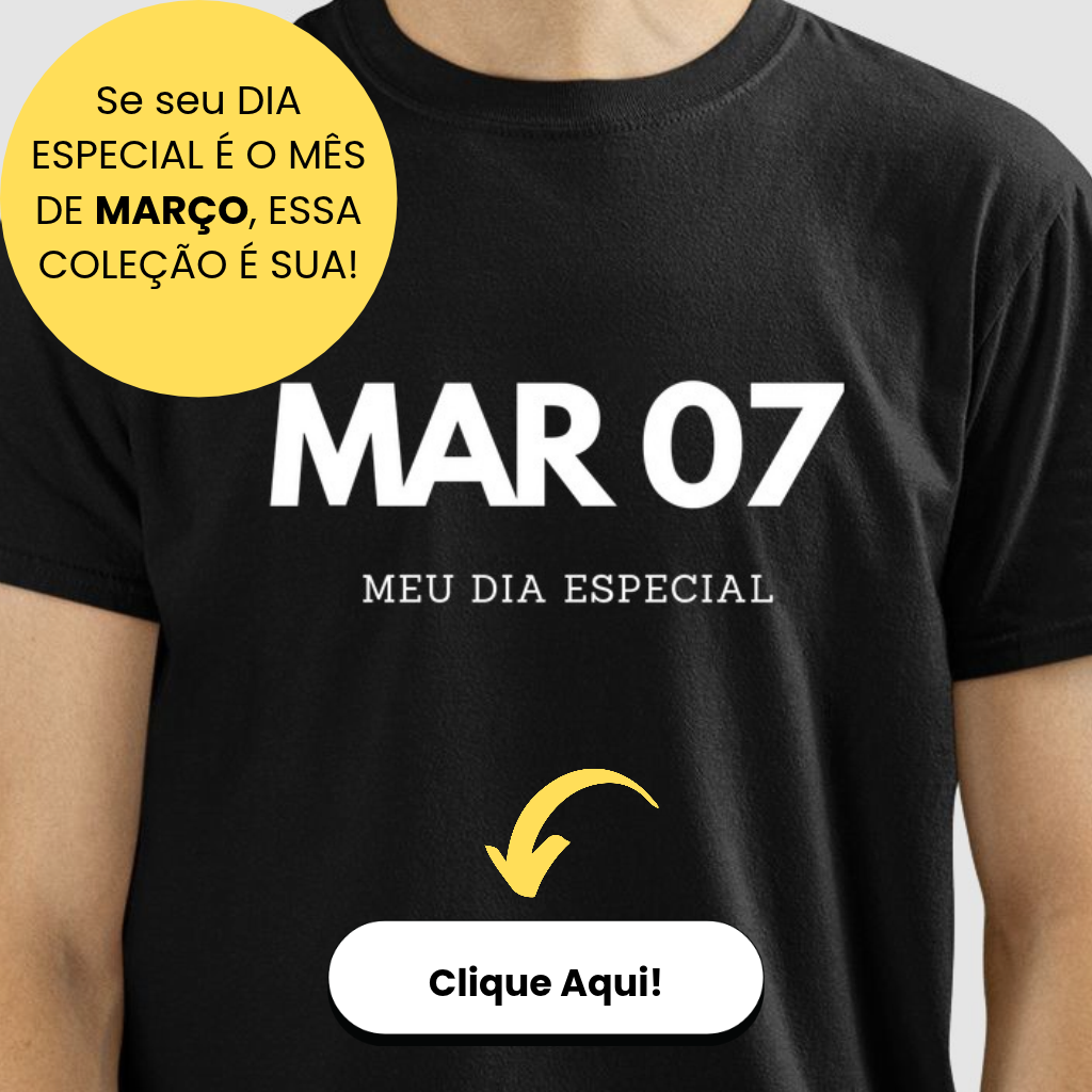 Camiseta Março