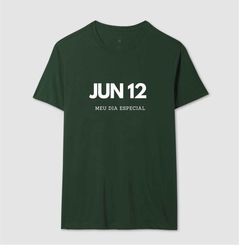 Camiseta 12 de Junho Meu Dia Especial