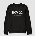 Blusa de Moletom Suéter 22 de Novembro Meu Dia Especial