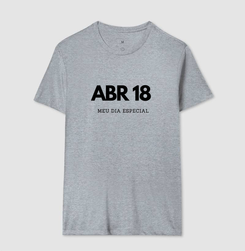 Camiseta 18 de Abril Meu Dia Especial