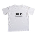 Camiseta Infantil 13 de Julho Meu Dia Especial
