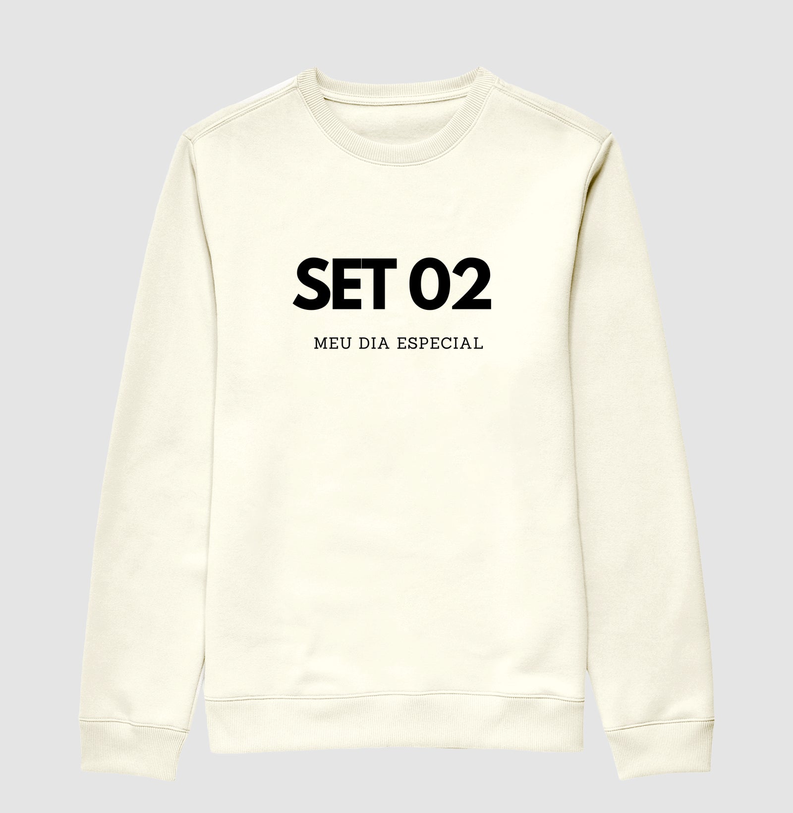 Blusa de Moletom Suéter 02 de Setembro Meu Dia Especial