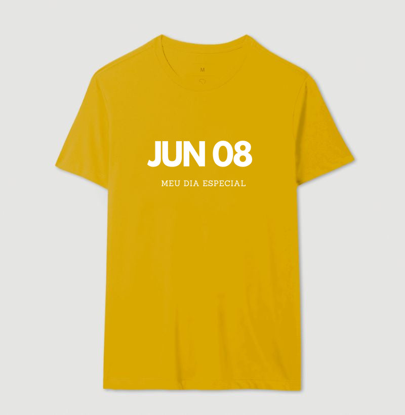 Camiseta 8 de Junho Meu Dia Especial