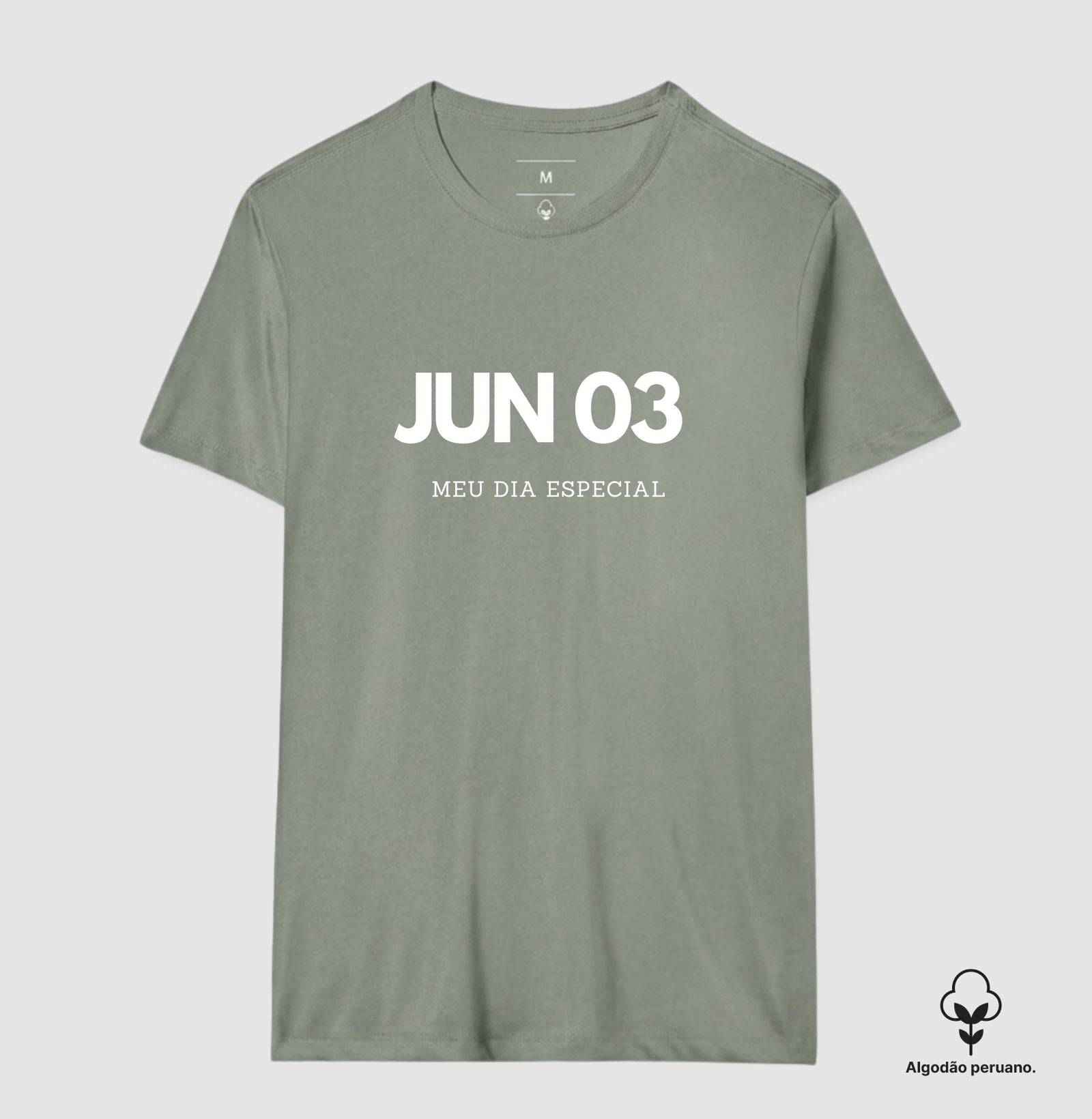 Camiseta 3 de Junho Meu Dia Especial
