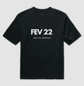 Camiseta Oversized 22 de Fevereiro Meu Dia Especial