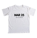 Camiseta Infantil 25 de Março Meu Dia Especial