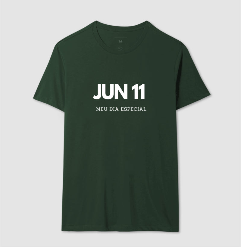 Camiseta 11 de Junho Meu Dia Especial