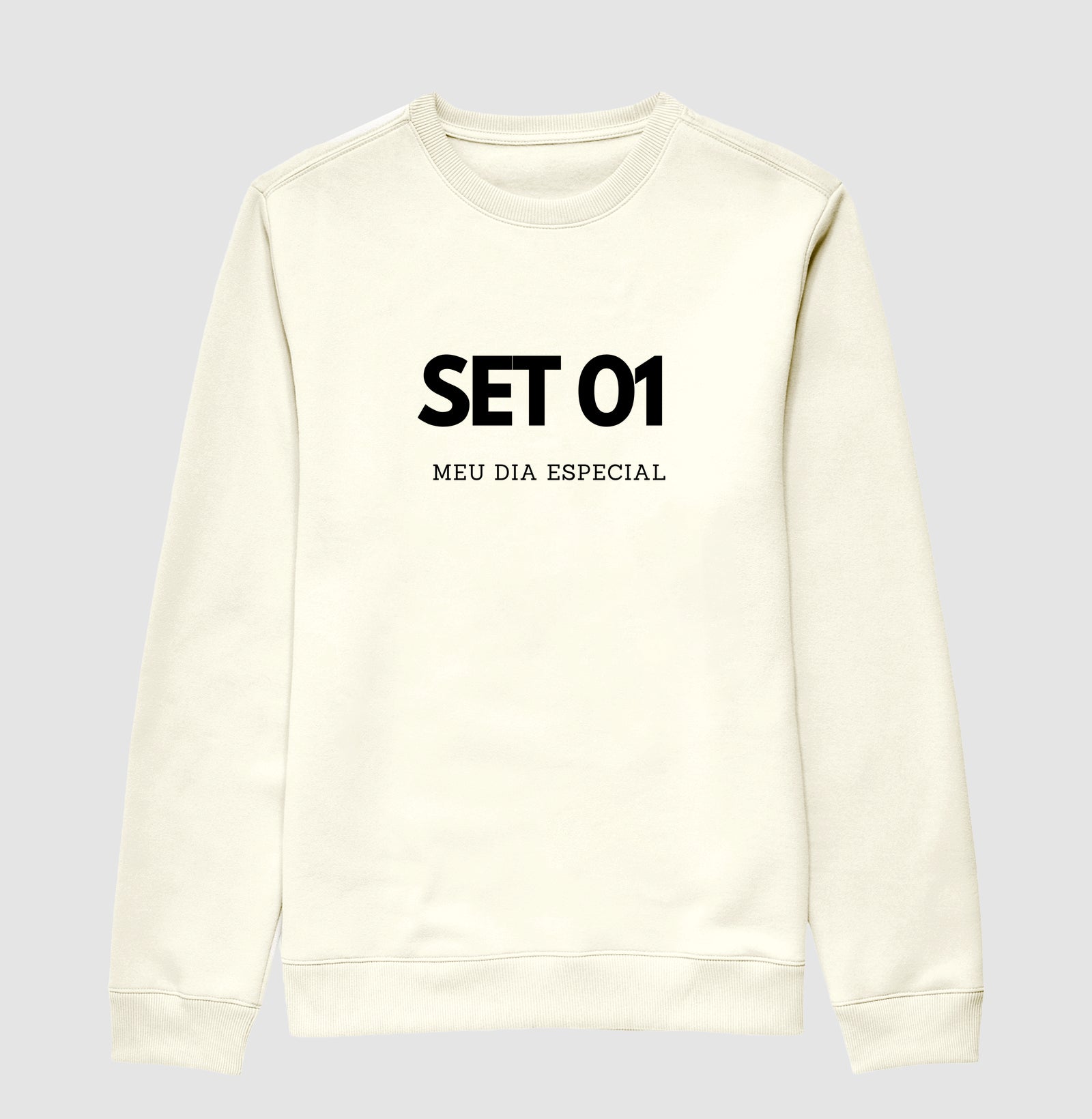 Blusa de Moletom Suéter 01 de Setembro Meu Dia Especial