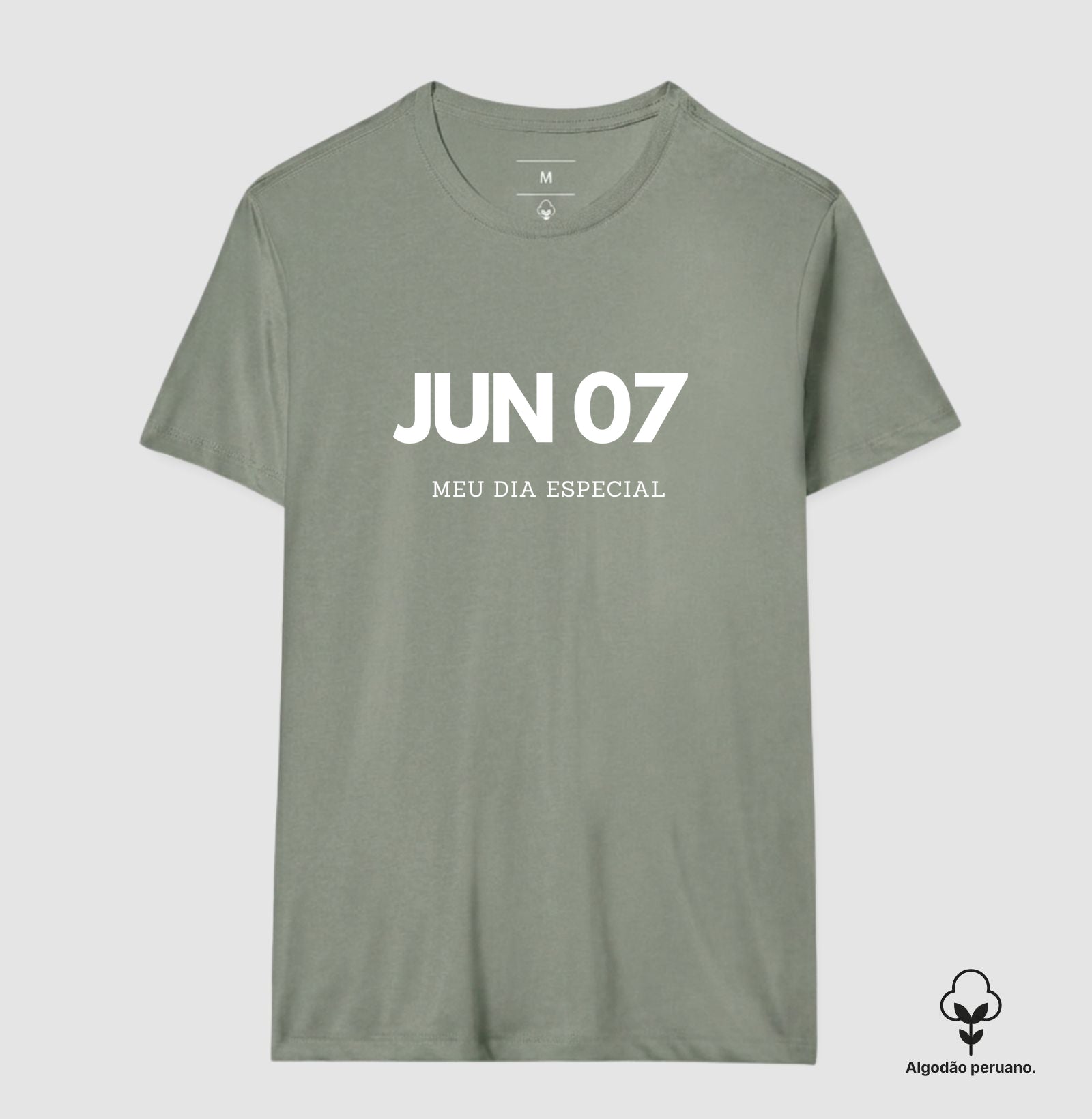 Camiseta 7 de Junho Meu Dia Especial