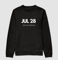 Blusa de Moletom Suéter 28 de Julho Meu Dia Especial