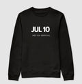 Blusa de Moletom Suéter 10 de Julho Meu Dia Especial