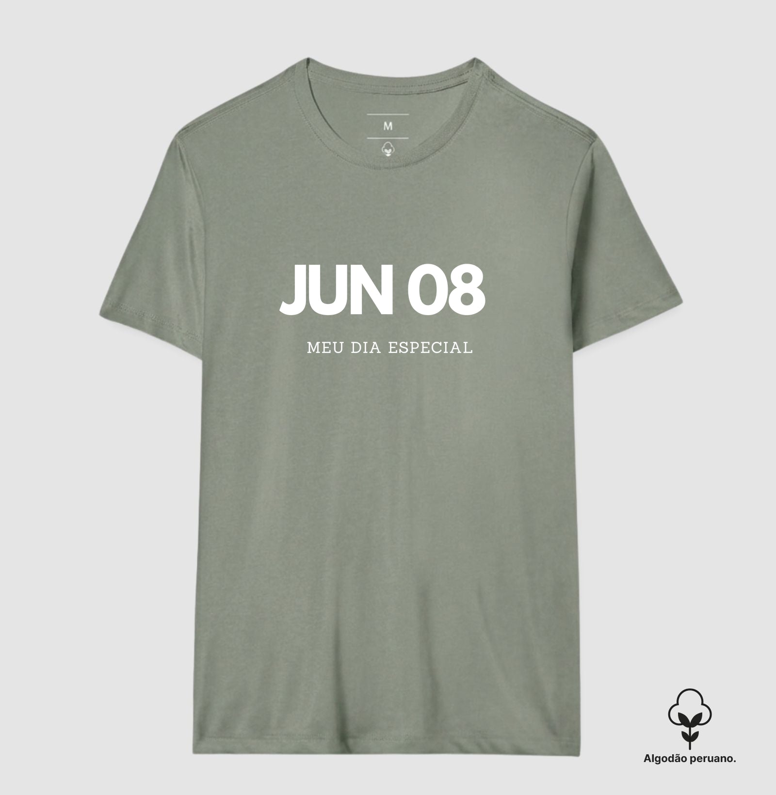 Camiseta 8 de Junho Meu Dia Especial