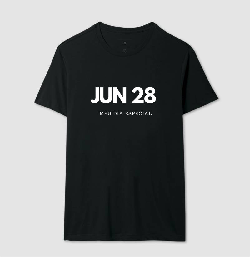 Camiseta 28 de Junho Meu Dia Especial