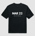 Camiseta Oversized 22 de Março Meu Dia Especial