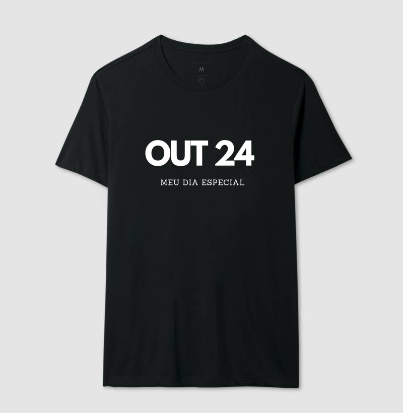 Camiseta 24 de Outubro Meu Dia Especial