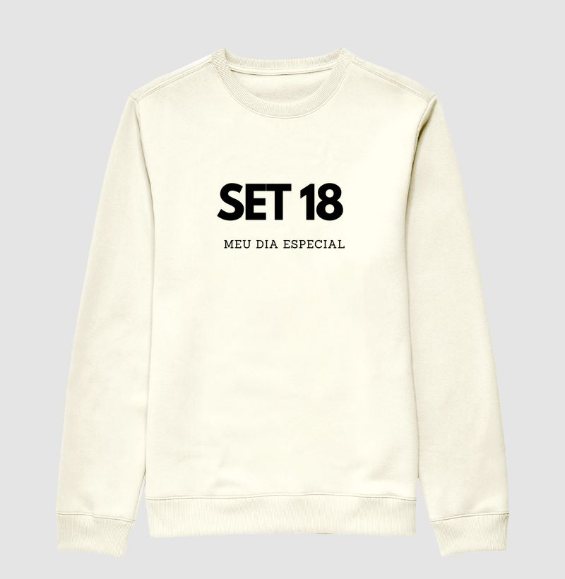 Blusa de Moletom Suéter 18 de Setembro Meu Dia Especial