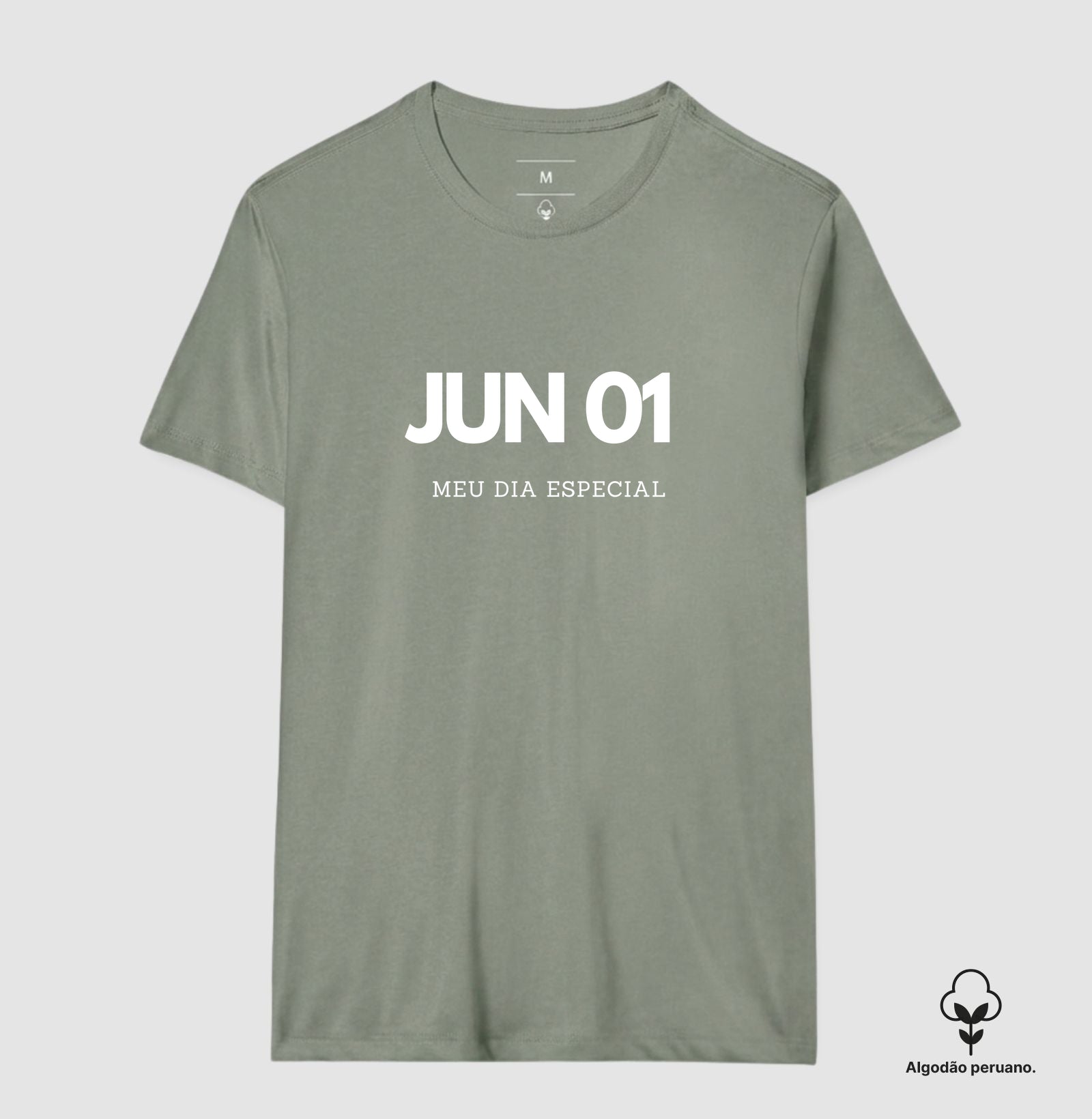 Camiseta 1 de Junho Meu Dia Especial