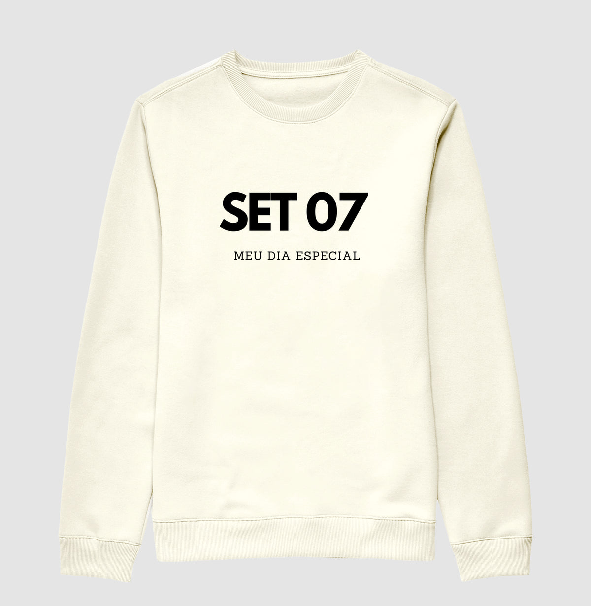 Blusa de Moletom Suéter 07 de Setembro Meu Dia Especial