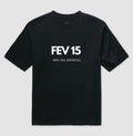 Camiseta Oversized 15 de Fevereiro Meu Dia Especial