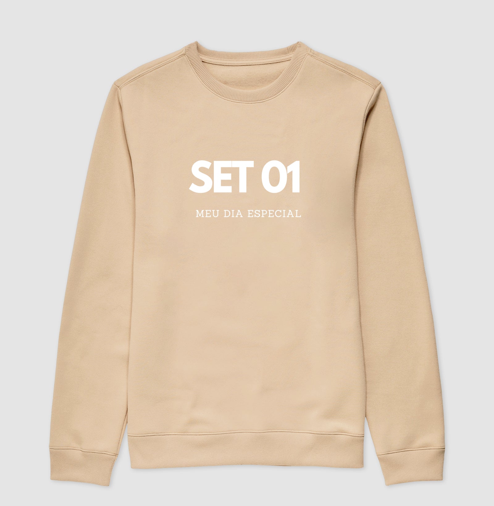 Blusa de Moletom Suéter 01 de Setembro Meu Dia Especial