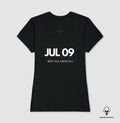 Camiseta Algodão Peruano 09 de Julho Meu Dia Especial