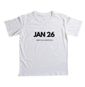 Camiseta Infantil 26 de Janeiro Meu Dia Especial