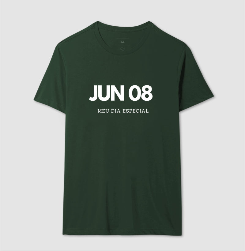 Camiseta 8 de Junho Meu Dia Especial