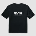 Camiseta Oversized 18 de Fevereiro Meu Dia Especial