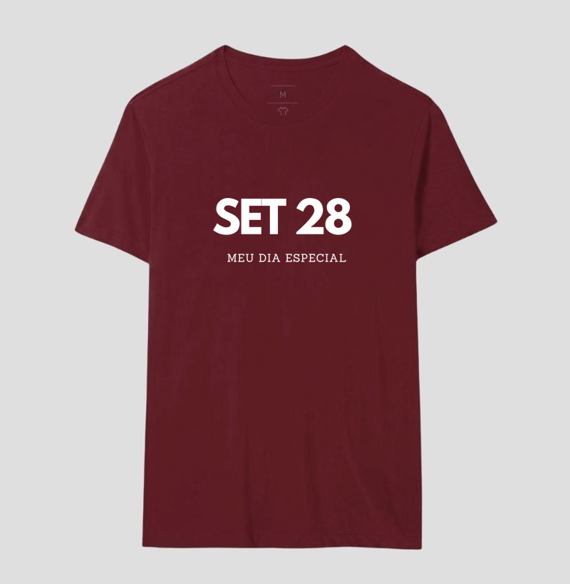 Camiseta 28 de Setembro Meu Dia Especial