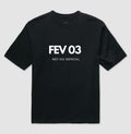 Camiseta Oversized 03 de Fevereiro Meu Dia Especial