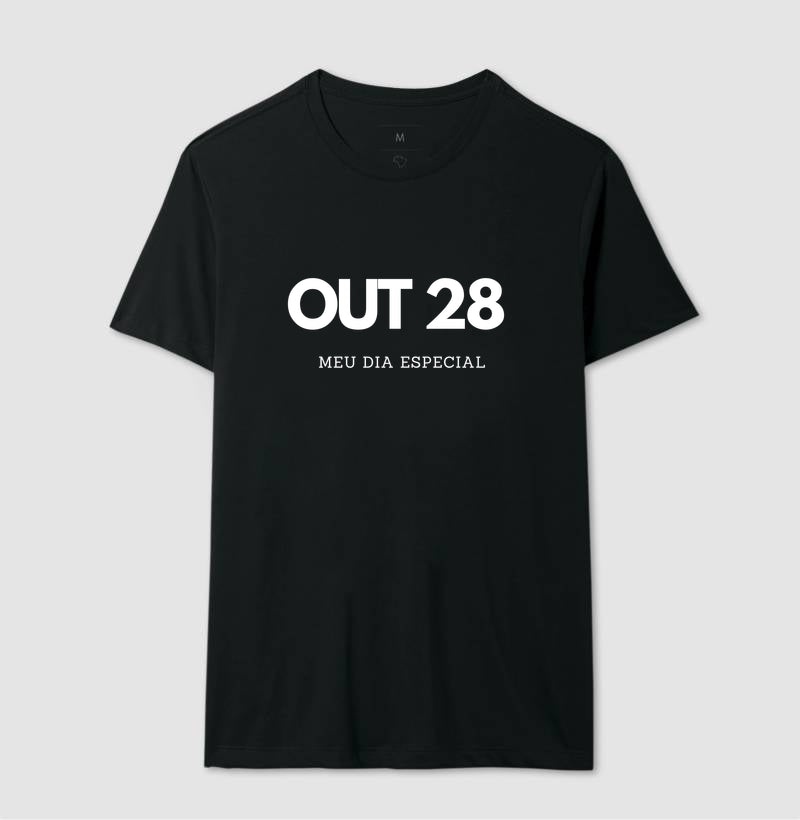 Camiseta 28 de Outubro Meu Dia Especial