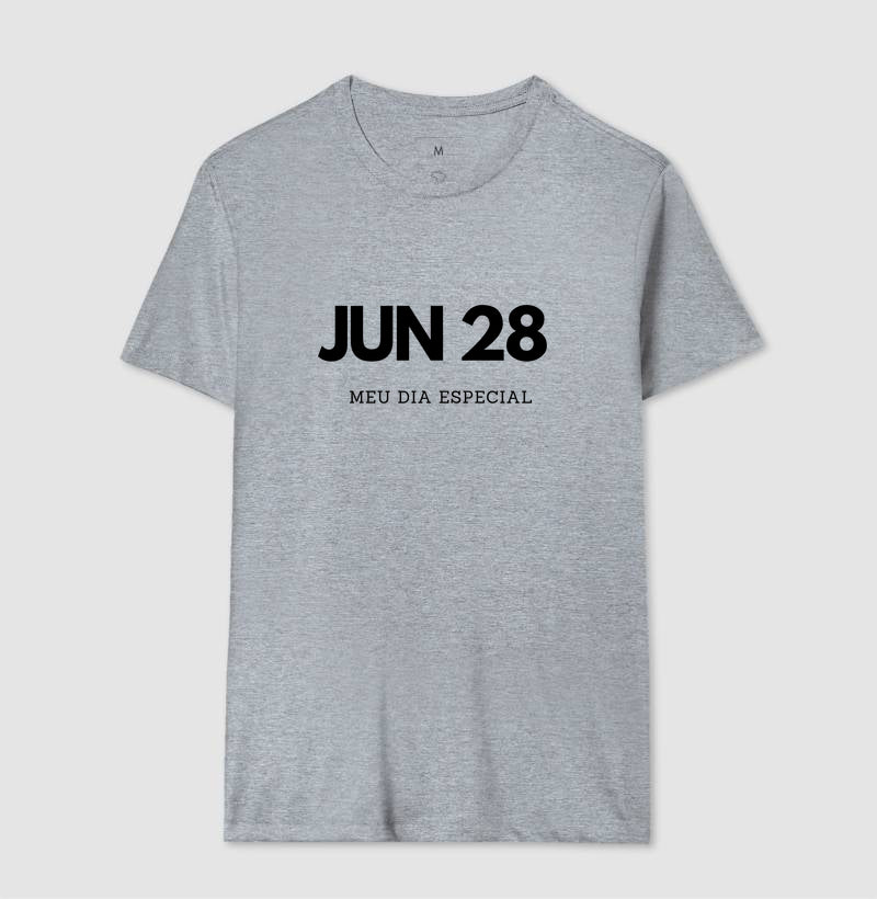Camiseta 28 de Junho Meu Dia Especial