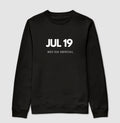 Blusa de Moletom Suéter 19 de Julho Meu Dia Especial