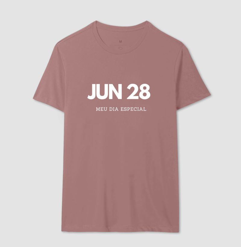 Camiseta 28 de Junho Meu Dia Especial