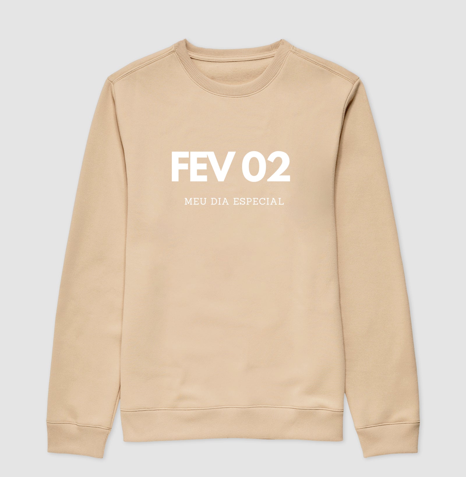 Blusa de Moletom Suéter 02 de Fevereiro Meu Dia Especial