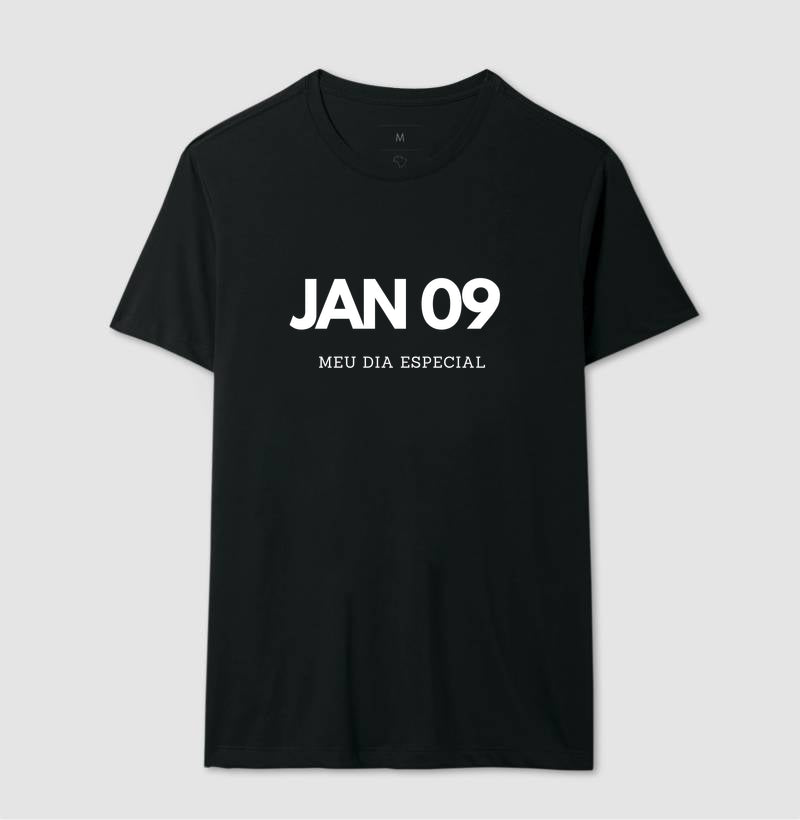 Camiseta 09 de Janeiro Meu Dia Especial