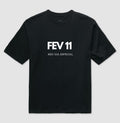 Camiseta Oversized 11 de Fevereiro Meu Dia Especial