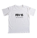 Camiseta Infantil 15 de Fevereiro Meu Dia Especial
