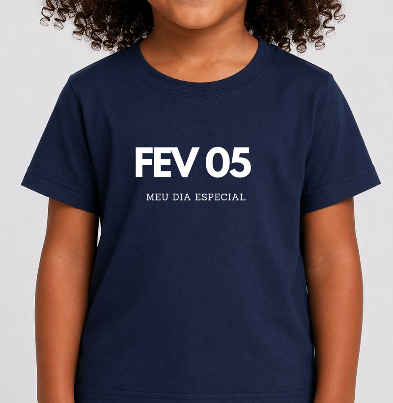 Camiseta 05 de Fevereiro Meu Dia Especial