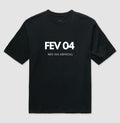 Camiseta Oversized 04 de Fevereiro Meu Dia Especial