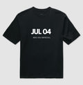 Camiseta Oversized 04 de Julho Meu Dia Especial