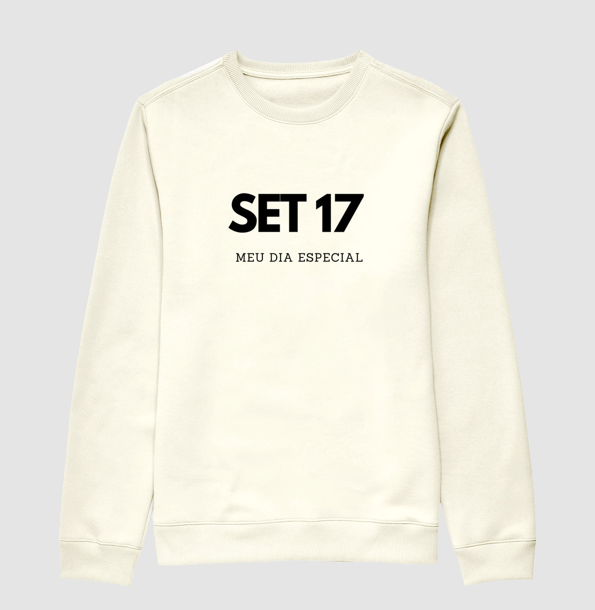 Blusa de Moletom Suéter 17 de Setembro Meu Dia Especial