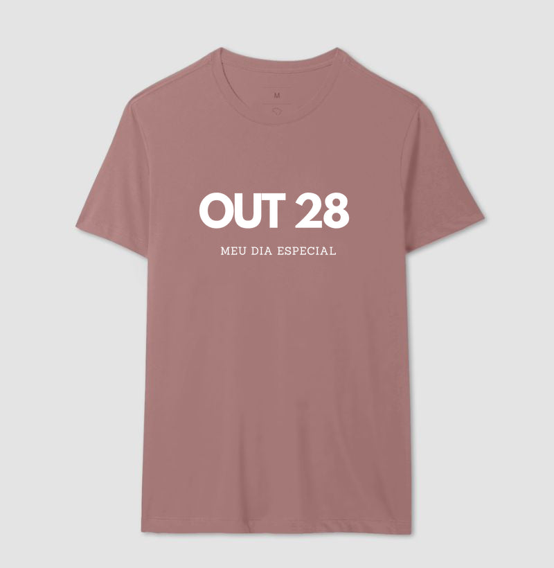 Camiseta 28 de Outubro Meu Dia Especial