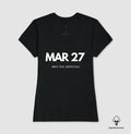 Camiseta Algodão Peruano 27 de Março Meu Dia Especial