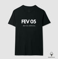 Camiseta Algodão Peruano  05 de Fevereiro Meu Dia Especial