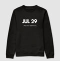 Blusa de Moletom Suéter 29 de Julho Meu Dia Especial