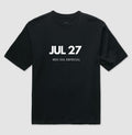 Camiseta Oversized 27 de Julho Meu Dia Especial