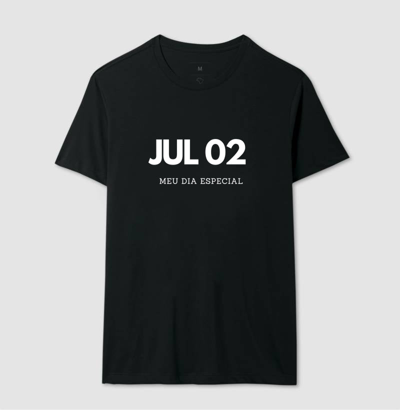 Camiseta 02 de Julho Meu Dia Especial