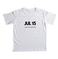 Camiseta Infantil 15 de Julho Meu Dia Especial