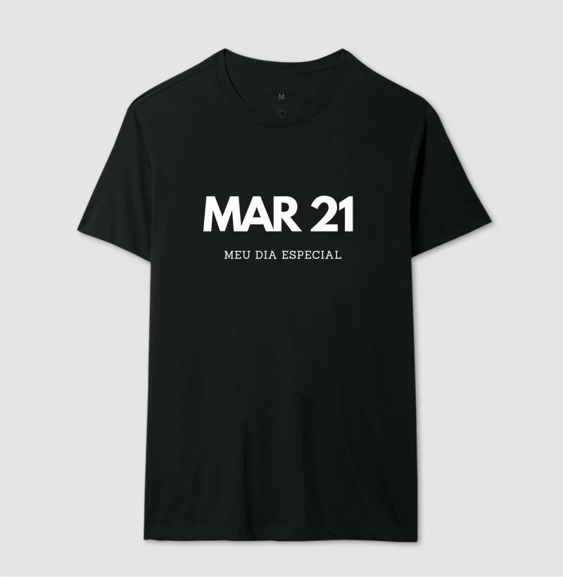 Camiseta 21 de Março Meu Dia Especial